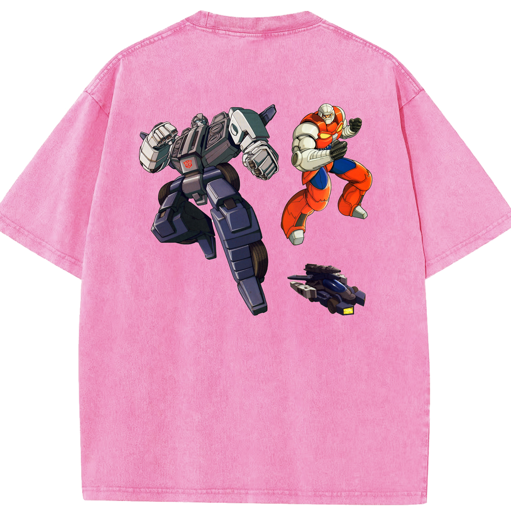 （画像用）  綿100% ヴィンテージ風 半袖Tシャツ（背面プリント）